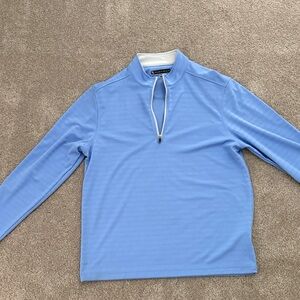 Pebble Beach Light Blue Performance Pullover
